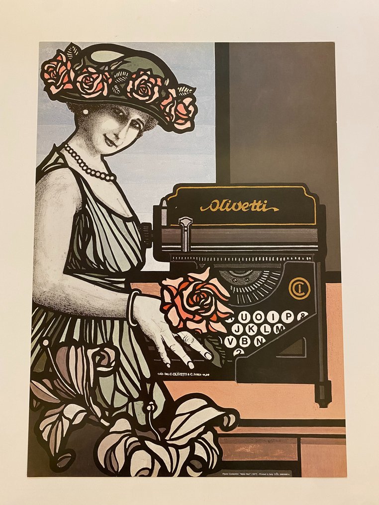 Flavio Costantini - Mata Hari OLIVETTI - Anni ‘80 #2.1