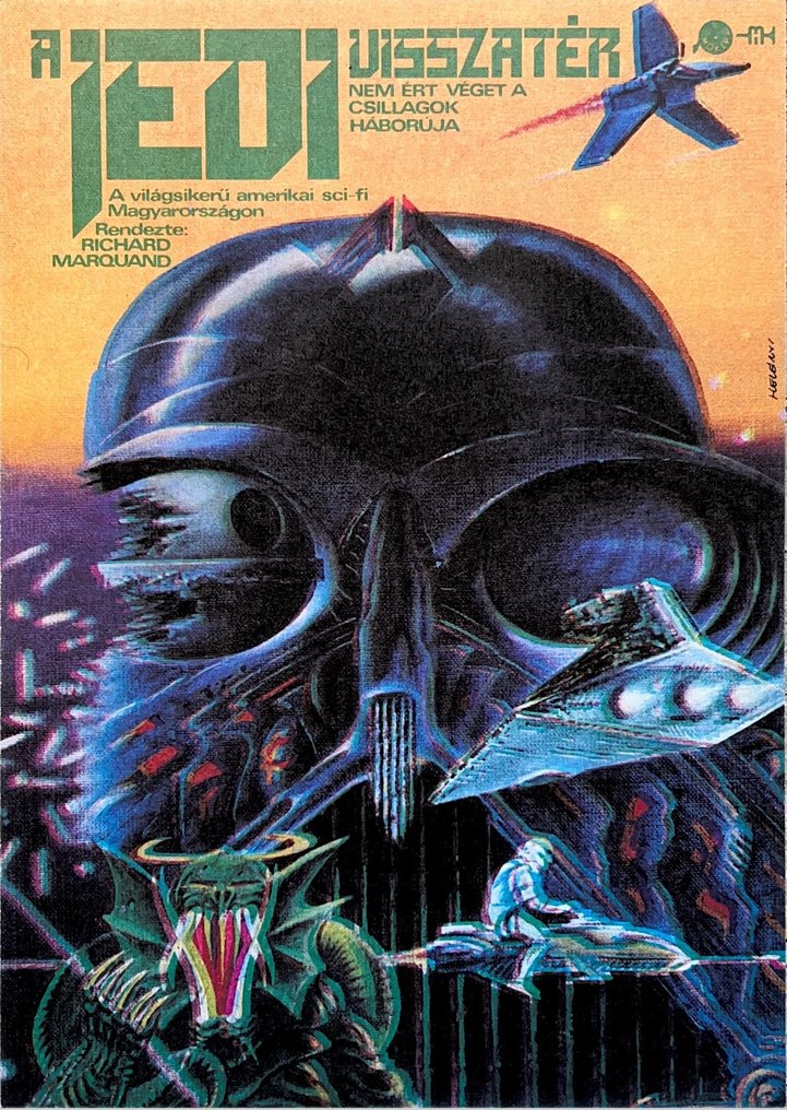 Tibor Helenyi - Return of the Jedi - Star Wars - Original - 1980er Jahre #1.1