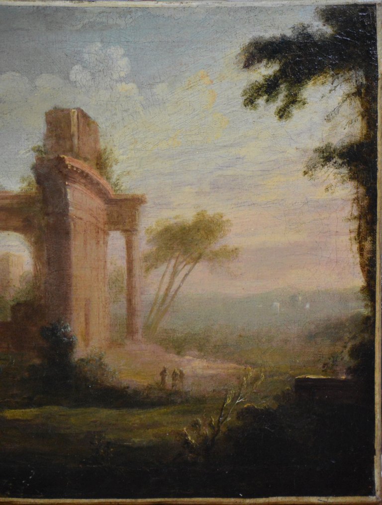 Pierre Antoine Patel (1648-1707) - Paysage de ruines animés #2.2