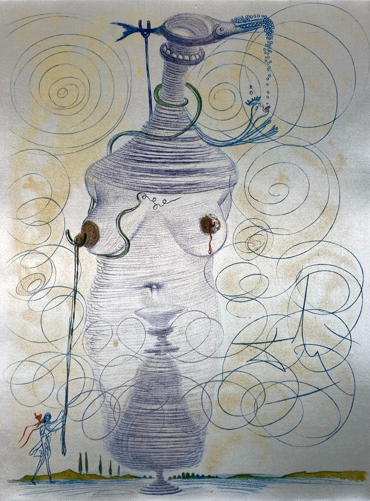 Salvador Dali (1904-1989) - Large flask #1.1