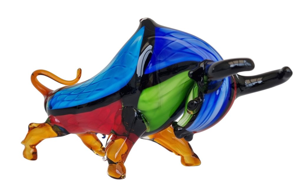 Αγαλματίδιο - Bull - Stier - Γυαλί #1.0