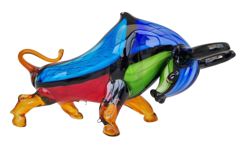 Αγαλματίδιο - Bull - Stier - Γυαλί #2.1