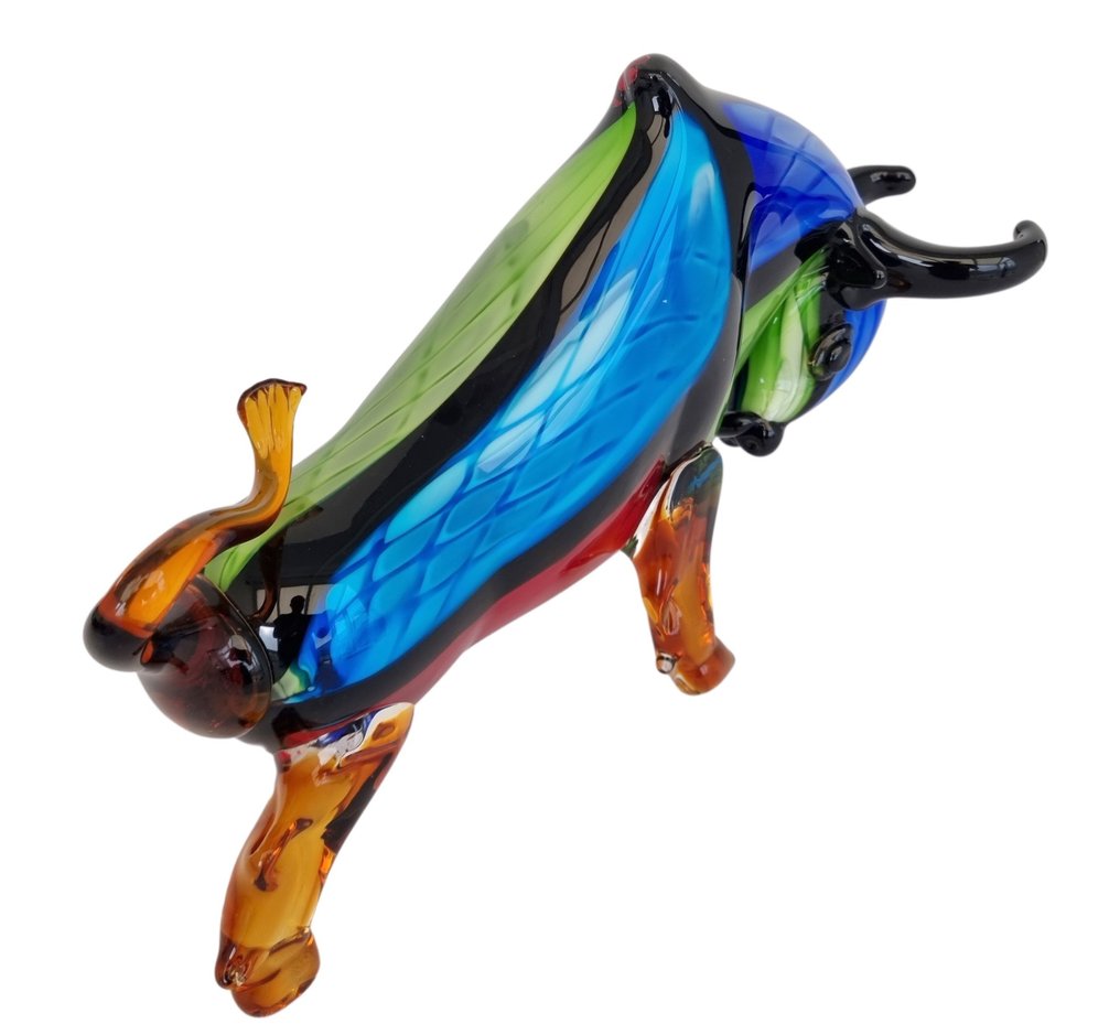 Αγαλματίδιο - Bull - Stier - Γυαλί #3.2