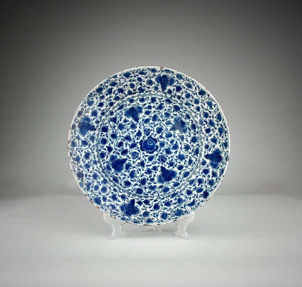 Delft, Plateelbakkerij, De Roos - Plate (1) - Ceramic #1.1