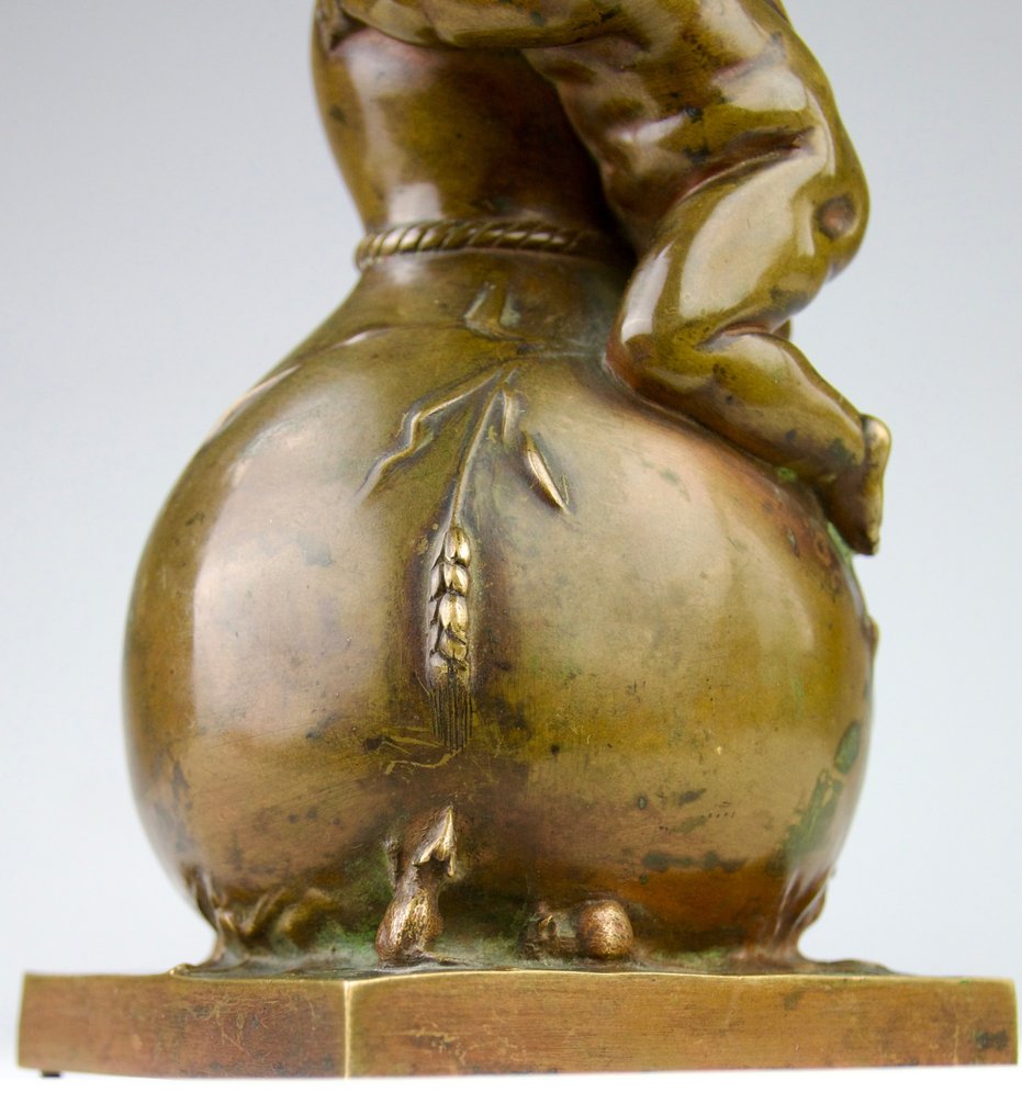 Bordlampe - Romantic - Bronse (kald-malt) - 1800-tallet #3.3