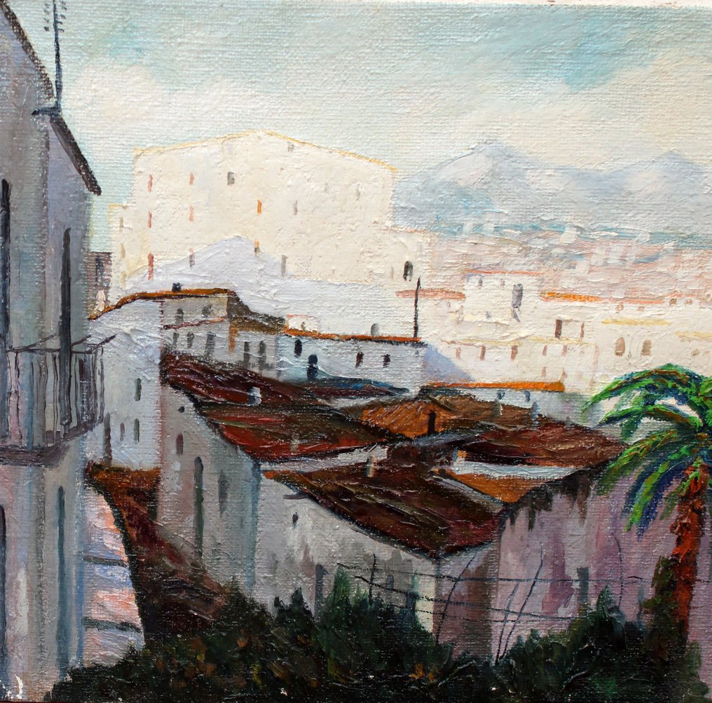 Joan Josep Garí (1922-?) - NO RESERVE - Mañana luminosa en la ciudad #3.2