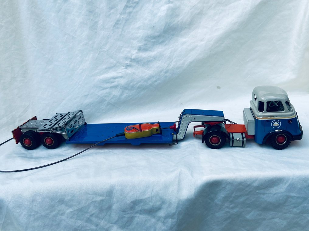 Arnold - φορτηγό με φορτωτή και ασύρματο τηλεχειριστήριο - Κουρδιστό παιχνίδι από κασσίτερο - 1950-1959 - Γερμανία #2.1