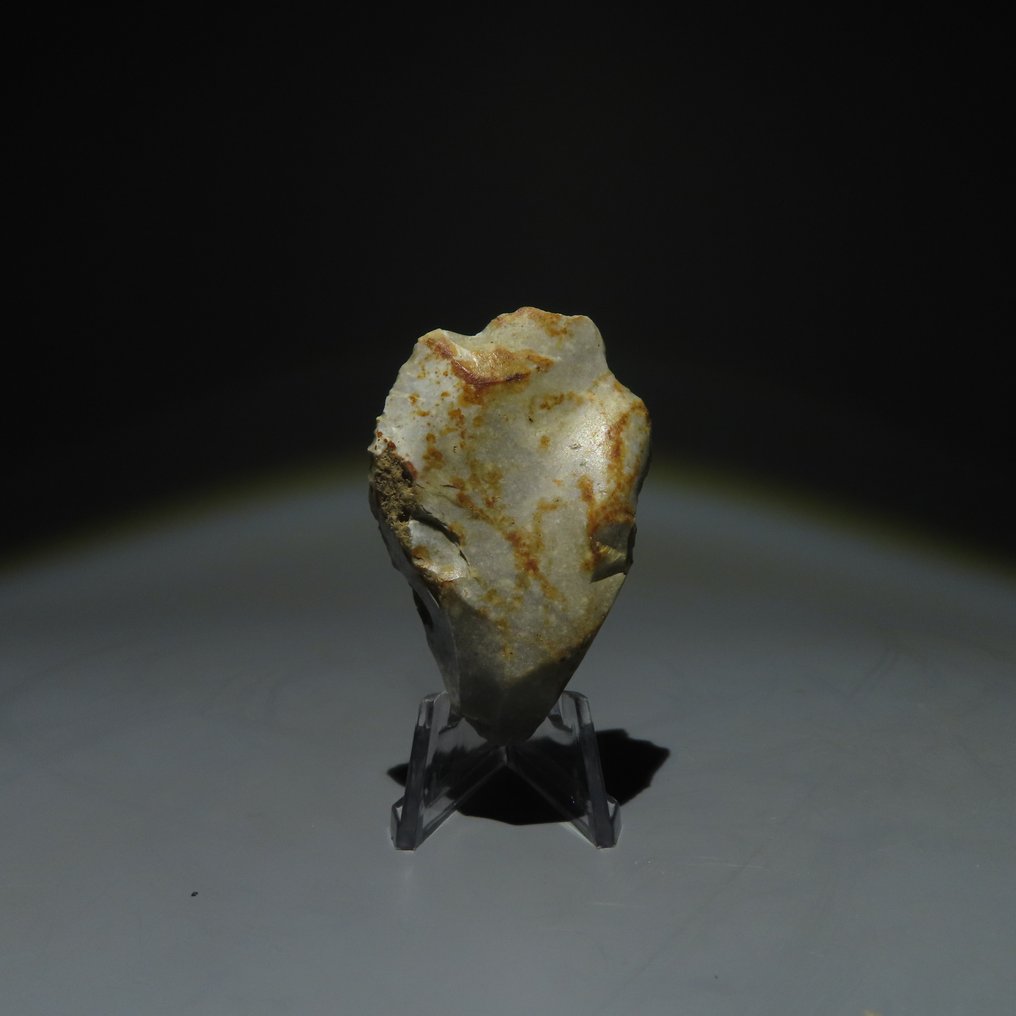 Neolittisk Flint Flint-verktøy. Michelsberg-kulturen (funnet i Spiennes, Mons, Belgia). Nylittisk periode, ca.  (Ingen reservasjonspris) #2.1