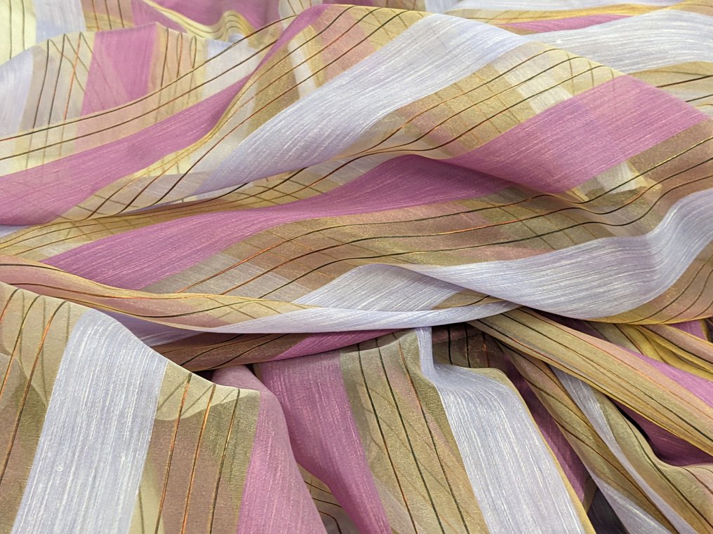 Taglio Tendaggio in misto lino Miglioretti - 680 x 330 cm - - 纺织品 #3.2