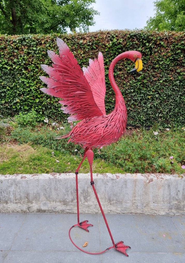 Statuetta, Flamingo - 130 cm - Ferro, Metallo #4.3