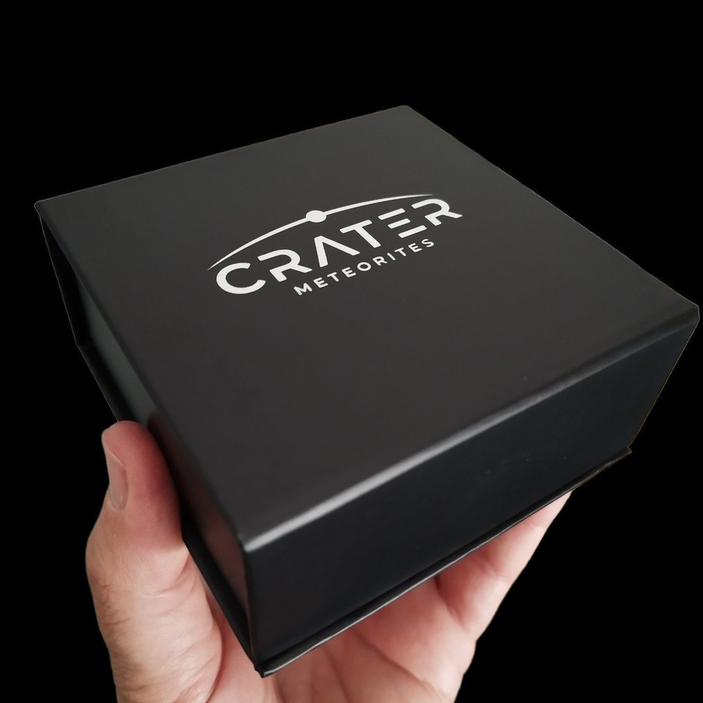 Anello in tungsteno con inserto di meteorite. Fatto a mano. Il miglior materiale di sempre! - 12 g #4.3