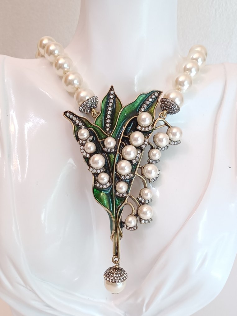 Heidi Daus - 合成寶石 - 金屬 - 頸鏈 #1.0