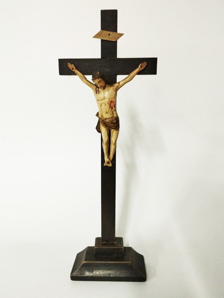  (十字架状)耶稣受难像 - 木 - 1800-1850  #1.1