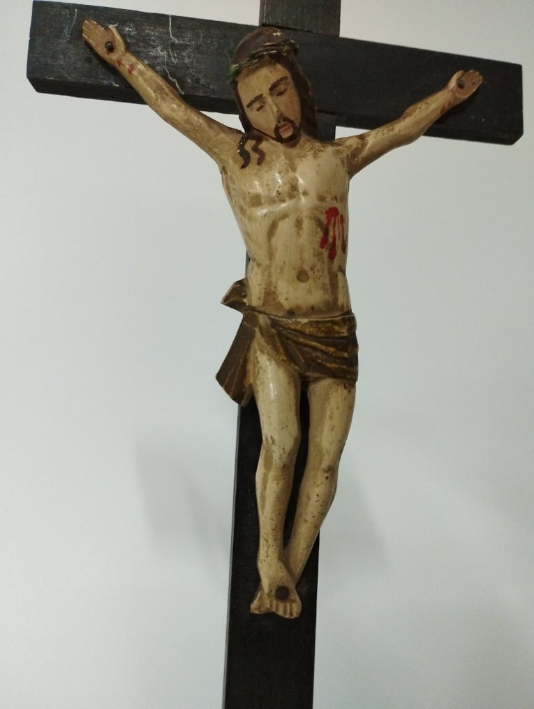  (十字架状)耶稣受难像 - 木 - 1800-1850  #1.2