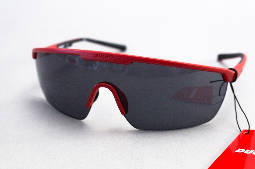 Sunglasses - Ducati - DUCATI DA5025 224 Red Shield Sunglasses 139 mm #2.1