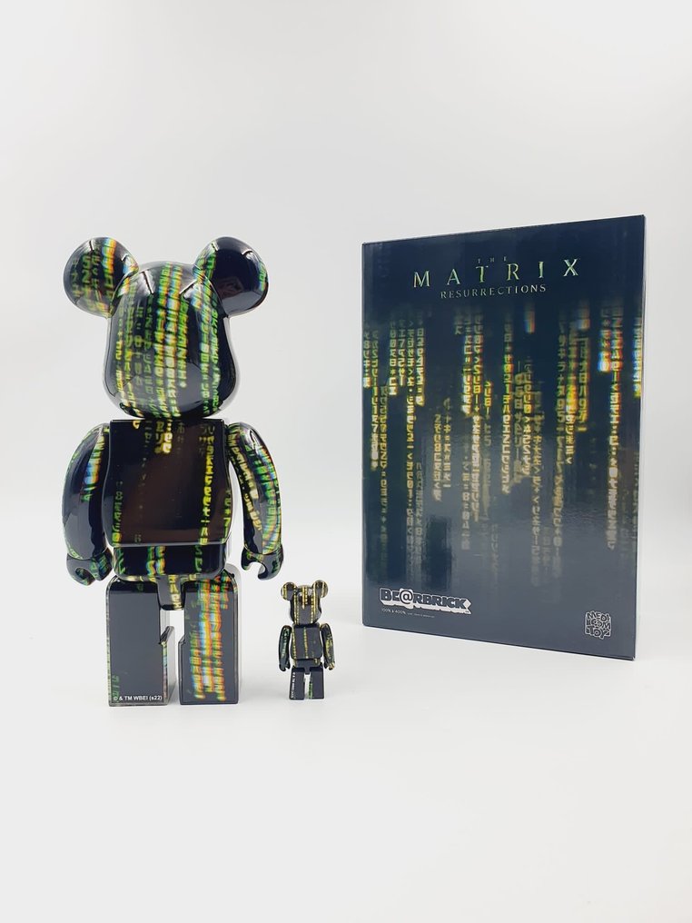 Medicom Toy - Medicom toy Be@rbrick 400% + 100% "Matrix" bearbrick 2022 #1.2