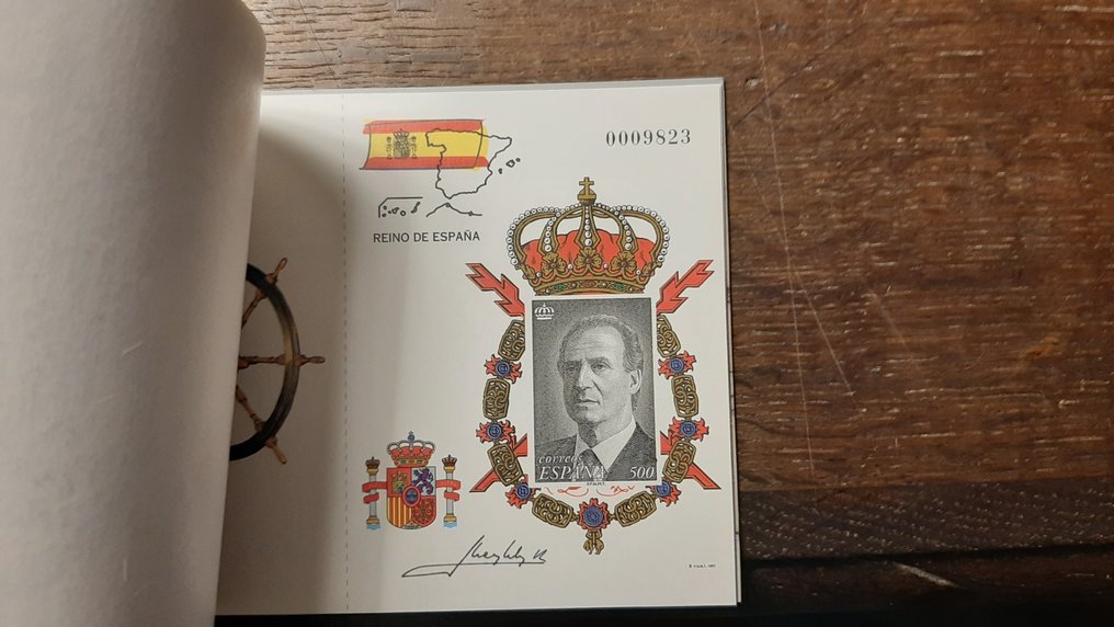 Spanje 1998 - Volledig Carnet del Rey met zijn tests en blokbladen. - Edifil 3544 C #4.3