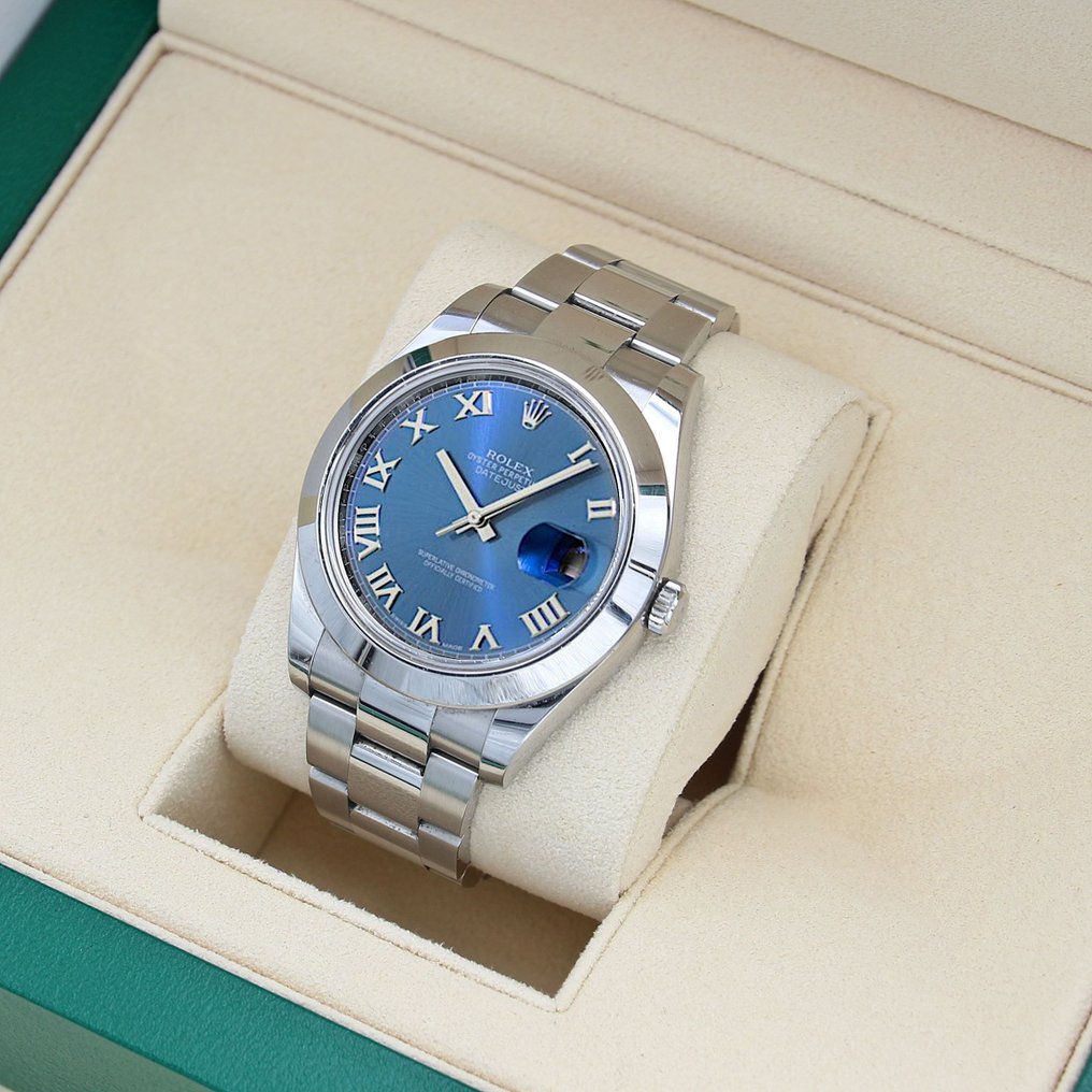Rolex - Datejust II - Blue Roman Dial - 116300 - Unisex - 2011-prezent #2.1