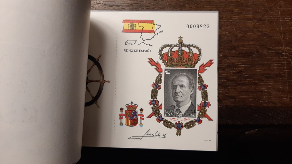 Spanje 1998 - Volledig Carnet del Rey met zijn tests en blokbladen. - Edifil 3544 C #3.2