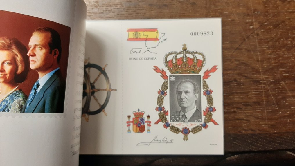 Spanje 1998 - Volledig Carnet del Rey met zijn tests en blokbladen. - Edifil 3544 C #1.0
