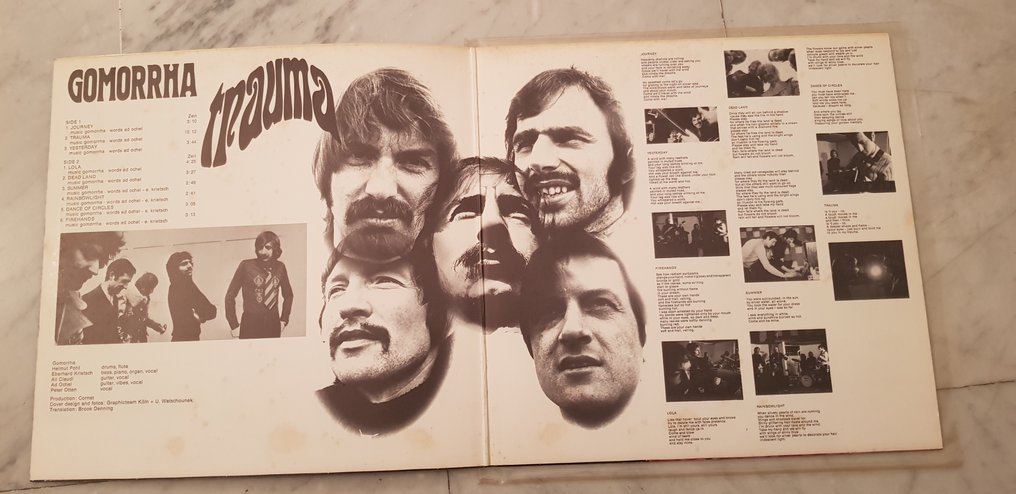 gomorrha - trauma - LP 專輯 - 第一批 模壓雷射唱片 - 1971/1971 #2.1