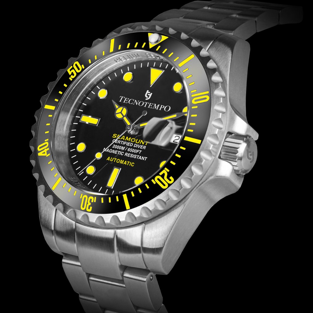 Tecnotempo - Automatic - Diver 2000M "SEAMOUNT" - Limited Edition - Ingen mindstepris - TT.2000S.ABY - Mænd - 2020+  #4.3