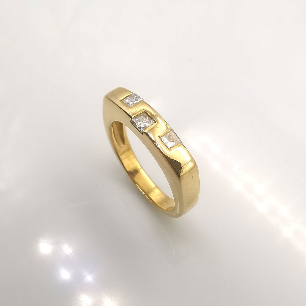18K包金 黄金 - 戒指 - 0.48 ct 钻石 #2.1
