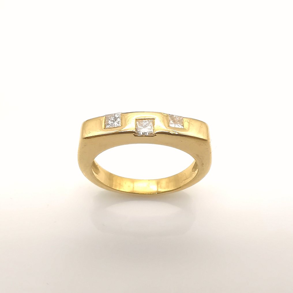 18 克拉 黃金 - 戒指 - 0.48 ct 鉆石 #1.2