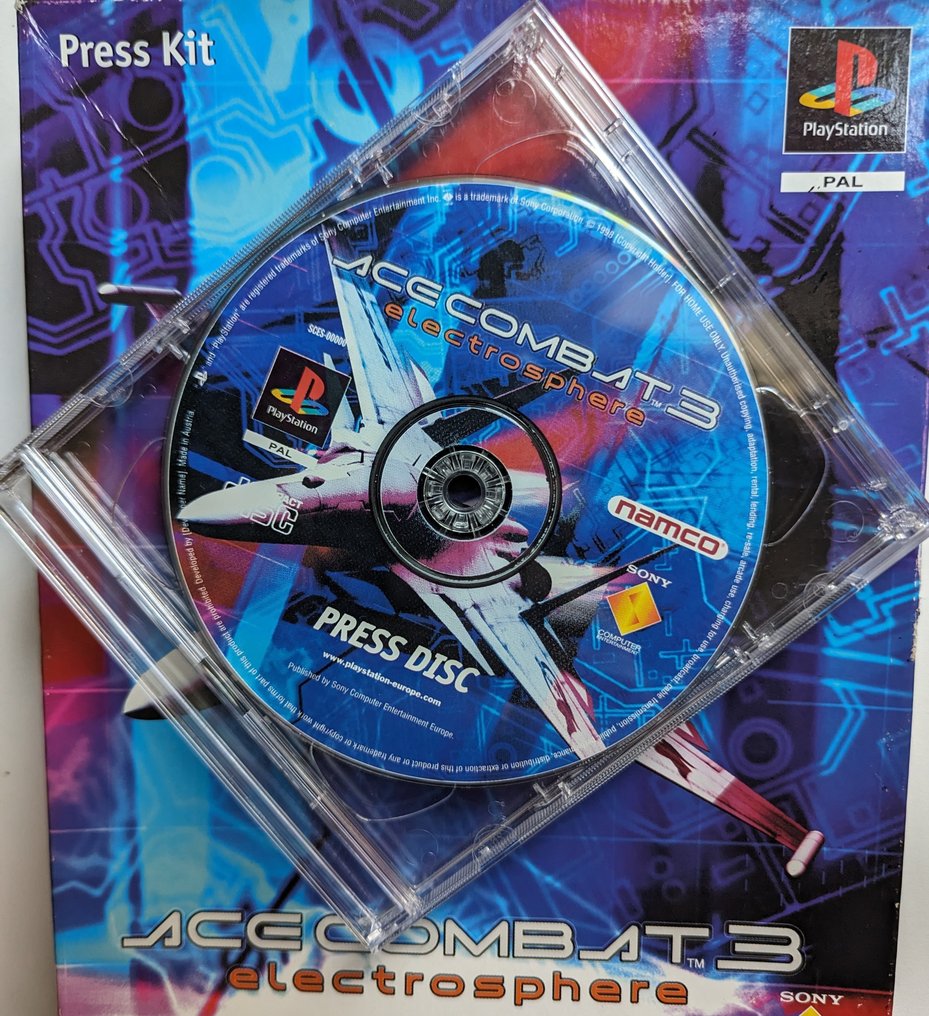 Sony - Namco- Rare Press kit PlayStation 1 - Ace combat 3 - Videopeli #1.1
