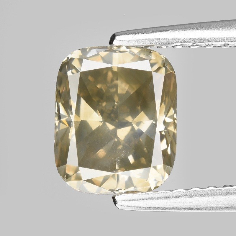 1 pcs 鑽石  (天然彩色)  - 2.04 ct - 枕形 - I1 - Antwerp Laboratory for Gemstone Testing (ALGT) #1.1
