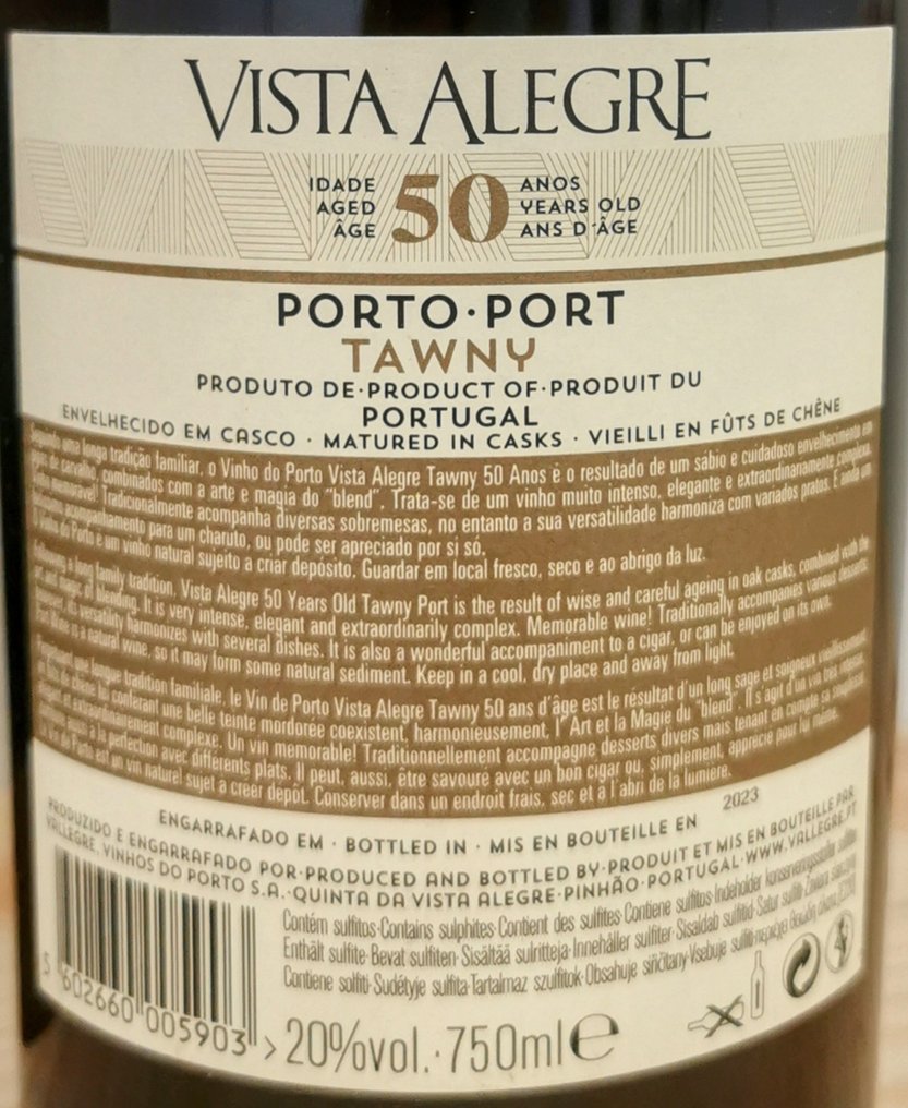 Vista Alegre - 50 years old Tawny - Porto - 1 Garrafa (0,75 L) #2.1