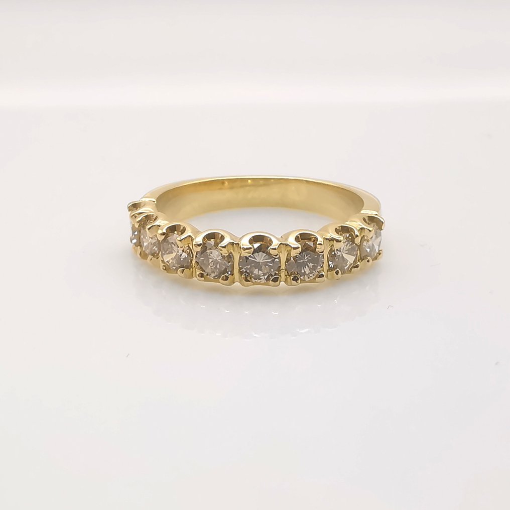 18 kt. Sárga arany - Gyűrű - 0.88 ct Gyémánt #1.1
