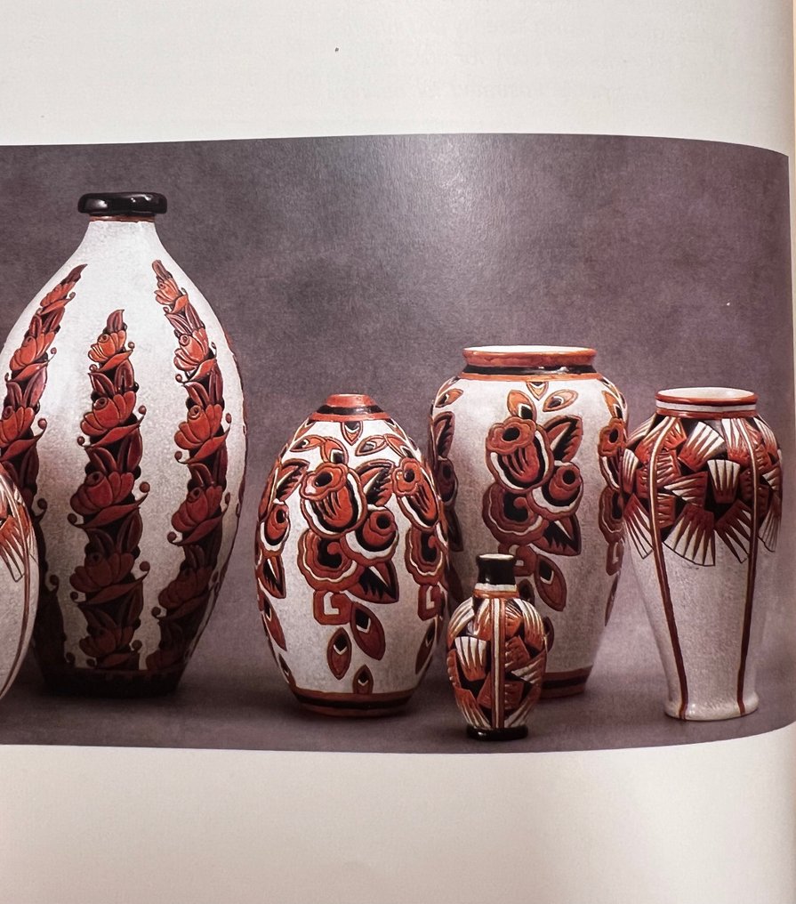 Boch Frères, Keramis, Keramis Boch - Charles Catteau - Vase -  Ball Vase  - Creamware #2.1