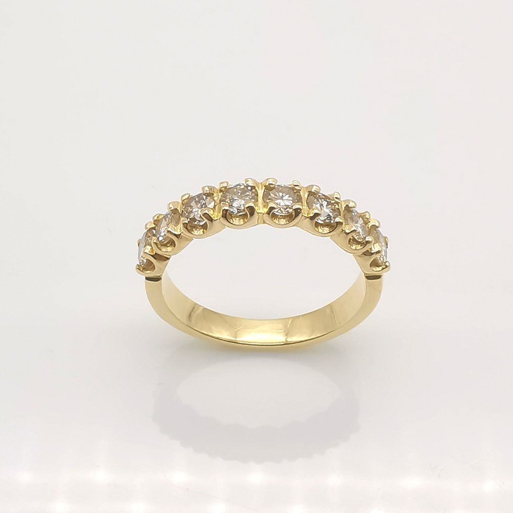 18 kt. Sárga arany - Gyűrű - 0.88 ct Gyémánt #2.1