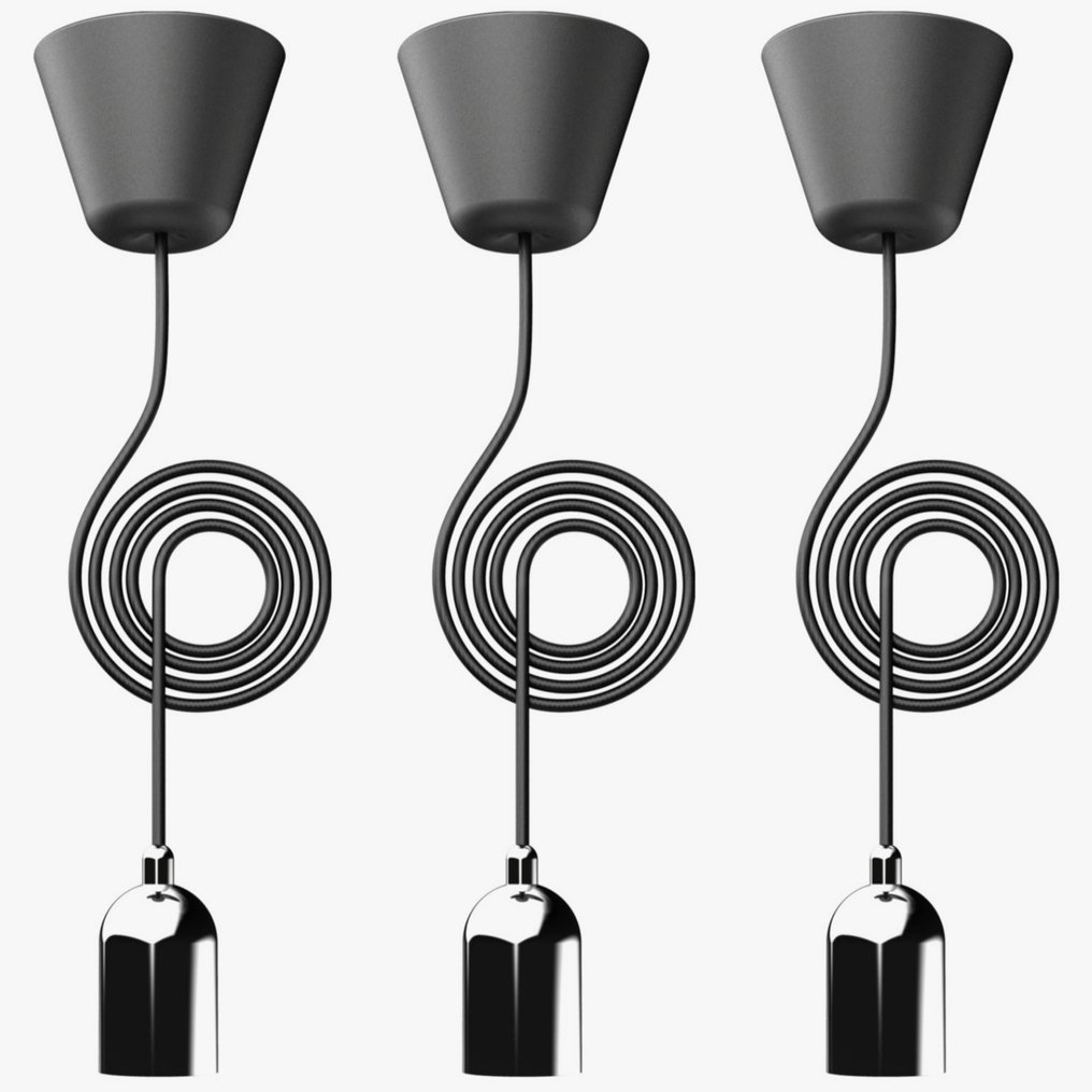 Nordlux - Bønnelycke MDD - Κρεμαστό φωτιστικό (3) - Funk - Chrome - Γυαλισμένο ατσάλι #1.0