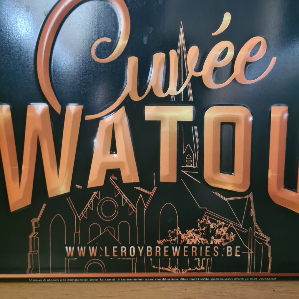 Cuvée Watou - Leroy - Mainoskyltti - Metalli #4.3