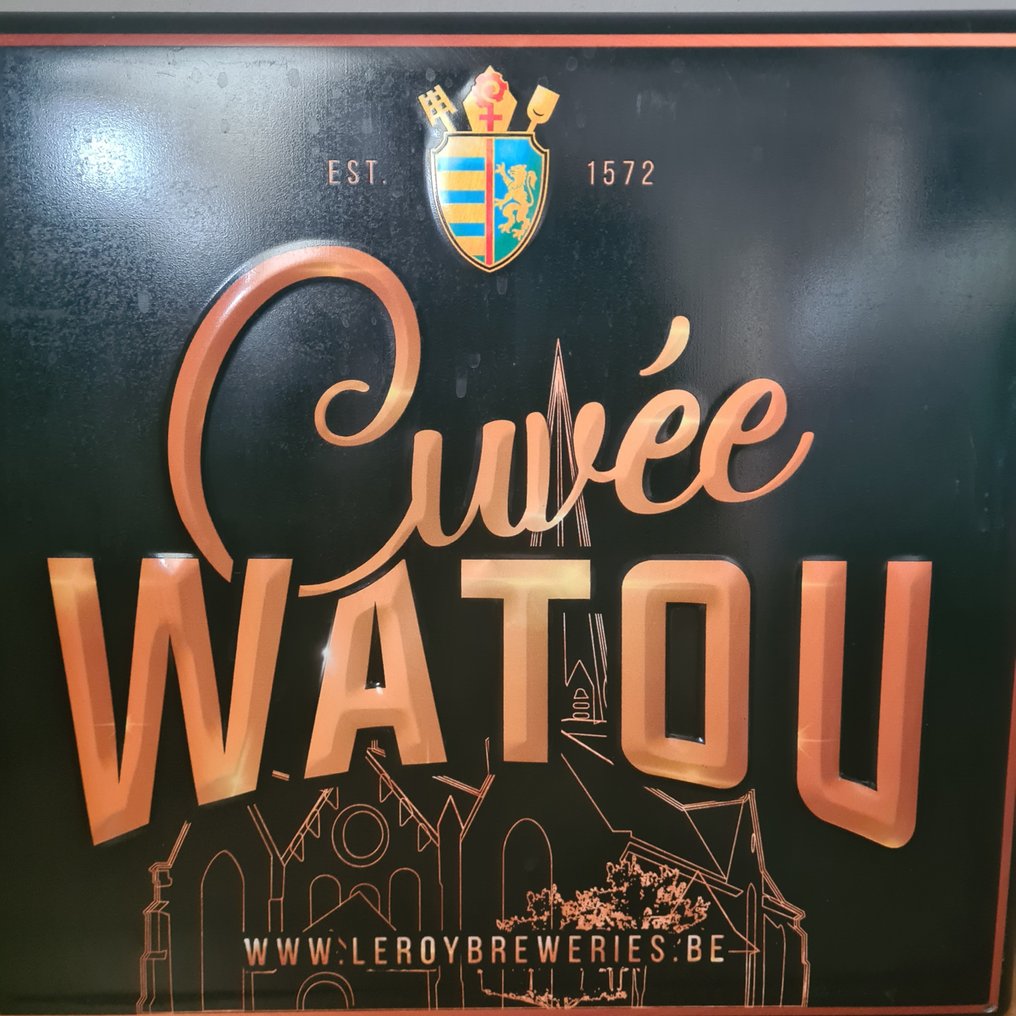 Cuvée Watou - Leroy - Mainoskyltti - Metalli #2.1