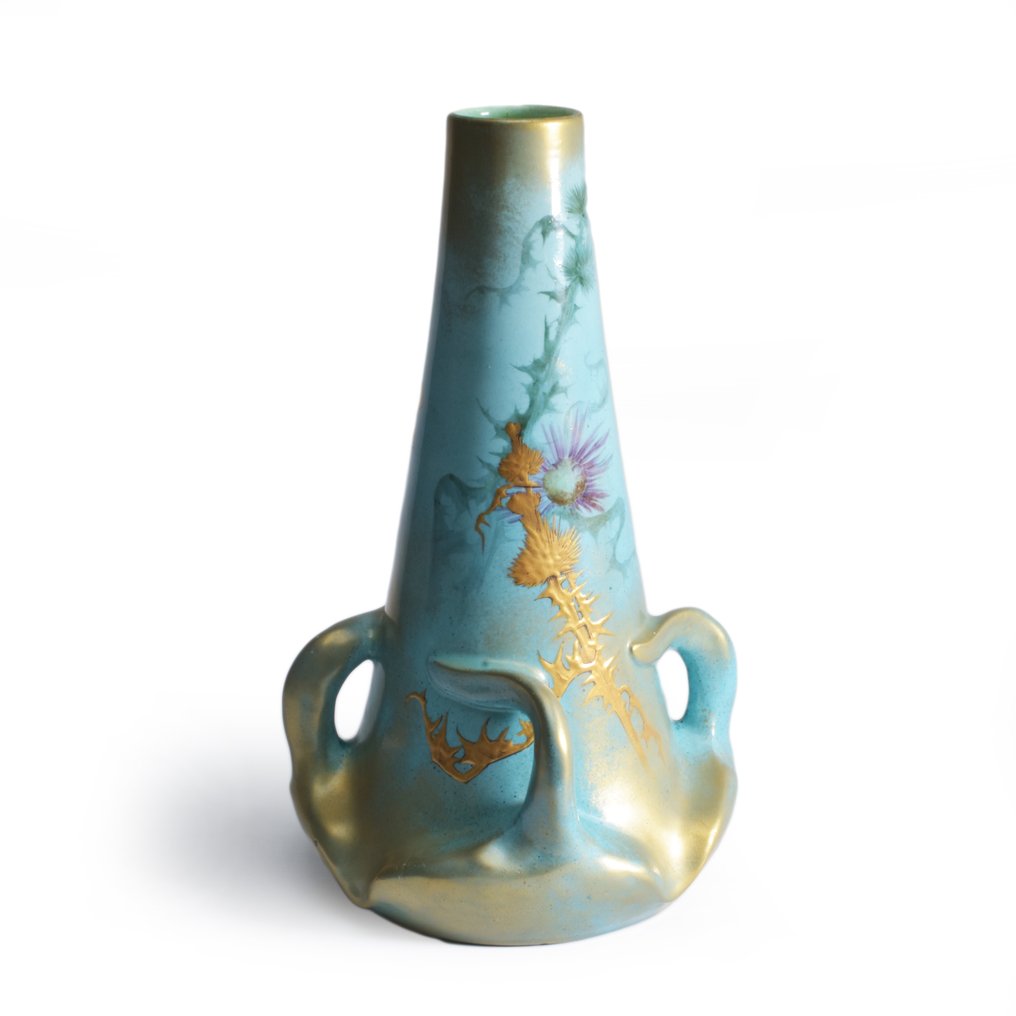 Clément Massier - Vase -  Chardon  - Keramik #2.1