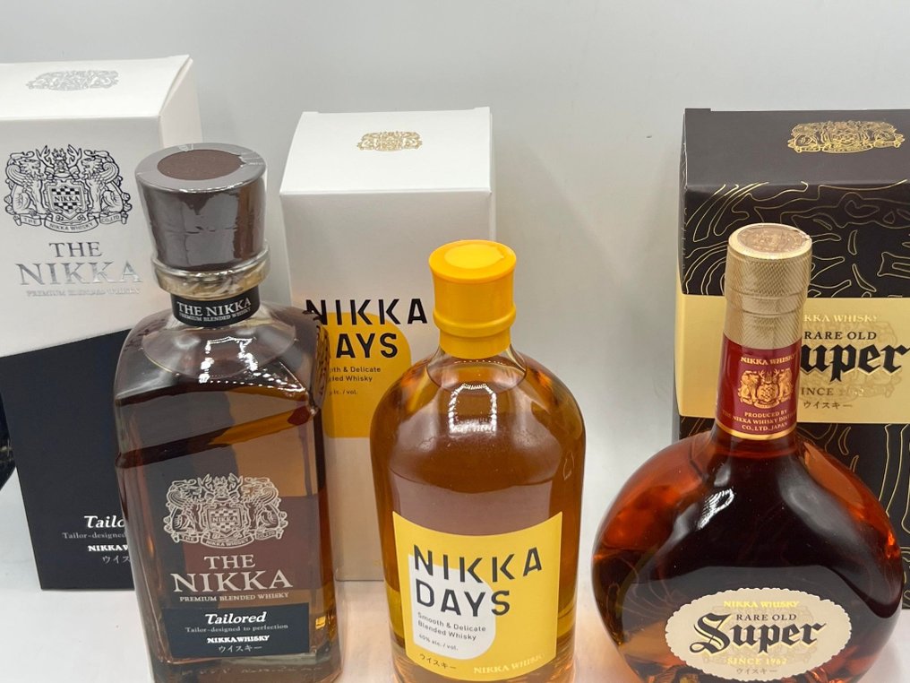 The Nikka Tailored, Nikka Days & Super Nikka  - 70 cl - 3 flasker #2.1