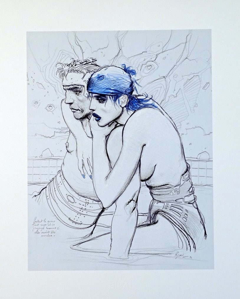 Bilal, Enki - 1 Εκτύπωση με χρωστικές - Calque III - 2020 #1.0