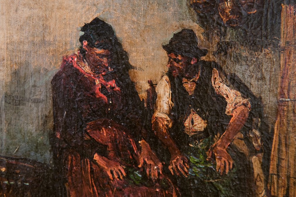 Camillo Gioja Barbera  (1829-1906) - Conversazione in taverna #2.1