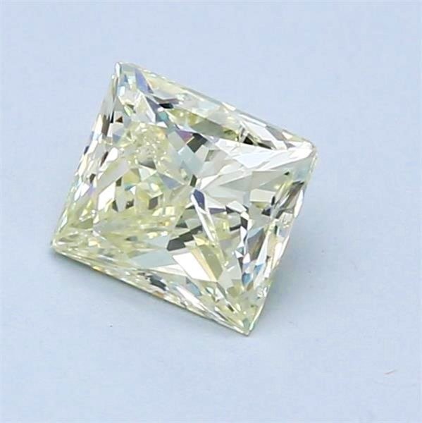 1 pcs Diamant  (Naturfarvet)  - 1.00 ct - Kvadrat - Light Gul - VS2 - Antwerp International Gemological Laboratories (AIG Israel) #3.1