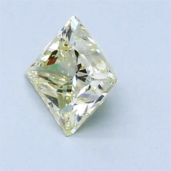1 pcs Diamant  (Colorat natural)  - 1.00 ct - Pătrat - Light Galben - VS2 - (AIG Israel) Laboratoarele gemologice internaționale din Anvers #3.2