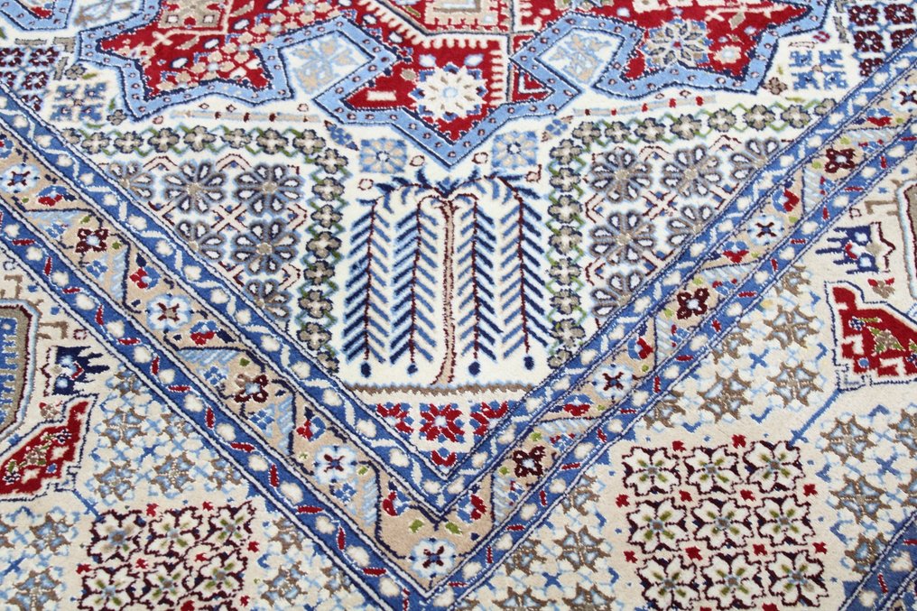 原创波斯地毯 Nain 9 La 带丝绸 - 小地毯 - 390 cm - 280 cm #3.2