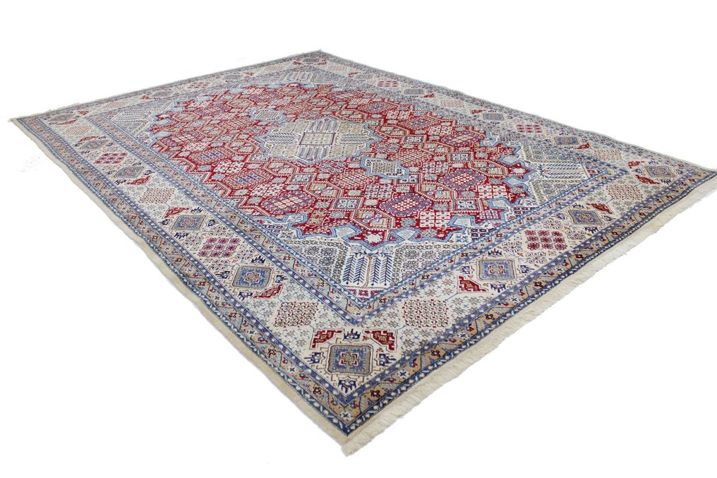 Alkuperäinen persialainen matto Nain 9 La silkillä - Matto - 390 cm - 280 cm #2.1