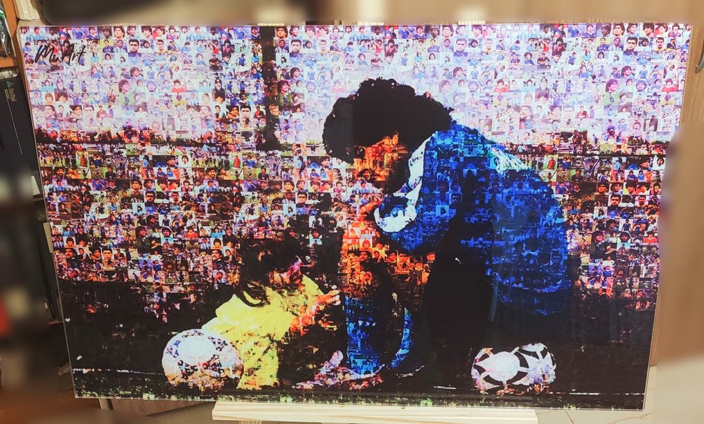 Jacon M. Art - Maradona Crypto Art #1.0