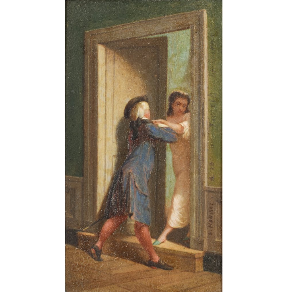 Louis Houssot (1824-1890) - Getting rid of an unwanted suitor #1.1