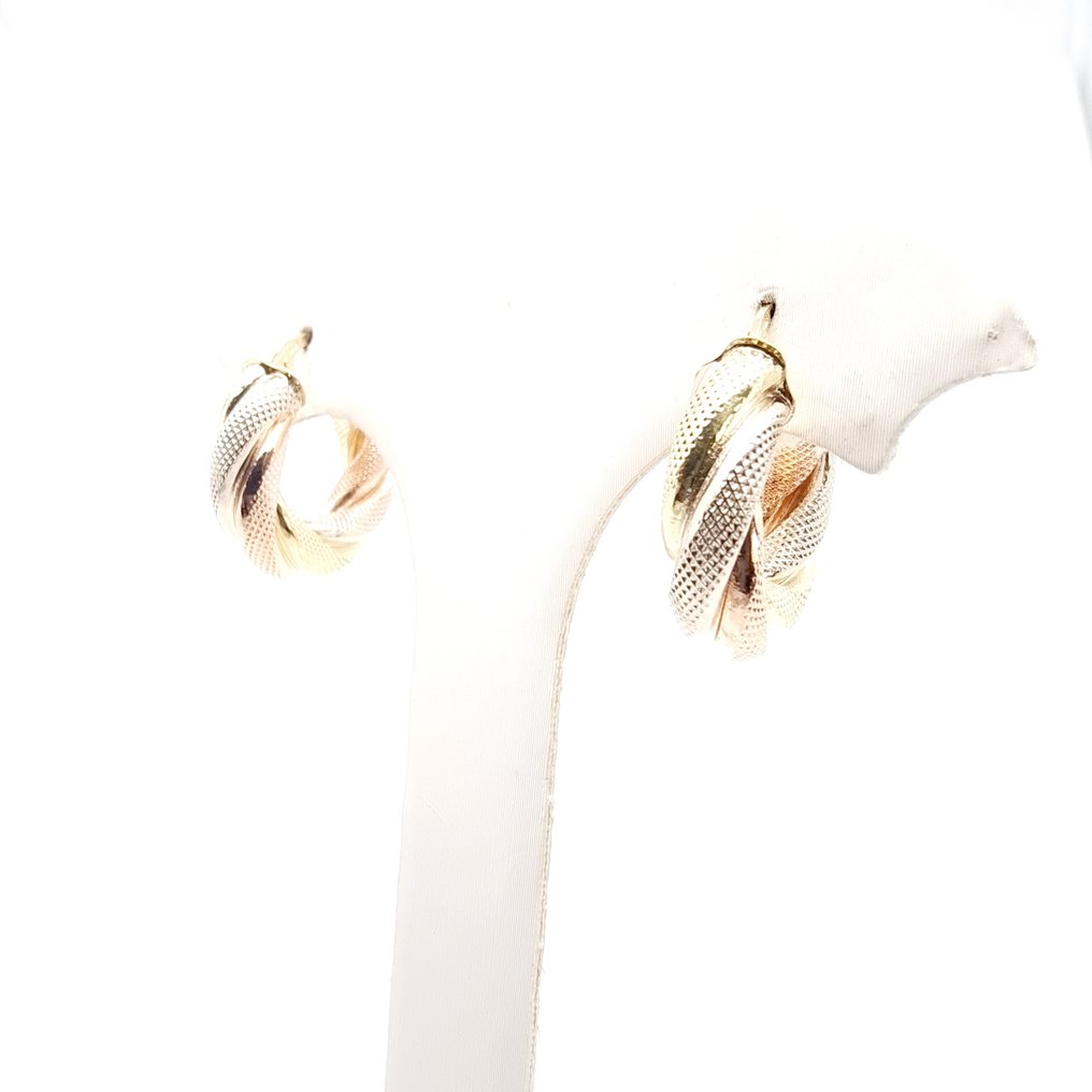 耳環 玫瑰金, 白金, 黃金 #1.2