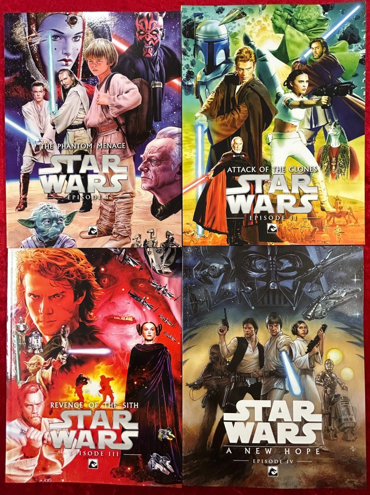Star Wars 1 t/m 8 - Complete set Star Wars Filmspecials - 8 Album - Ensipainos - 2015/2018 #1.1