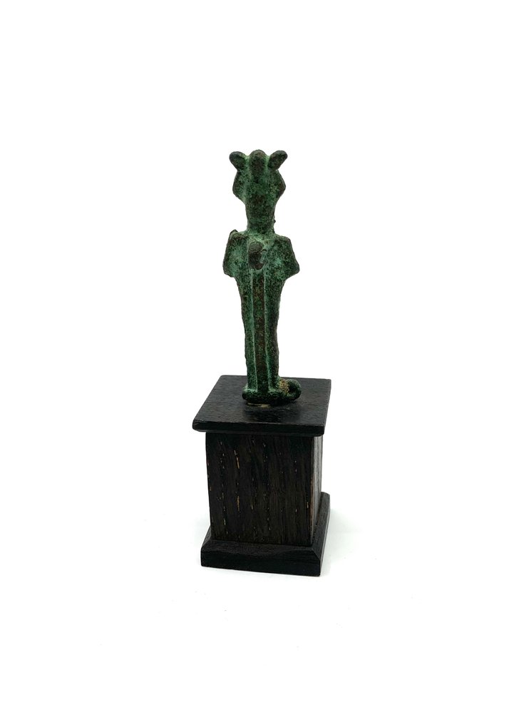 Antigo Egito, Pré-dinástico Bronze, Osíris Escultura - 13 cm #3.1
